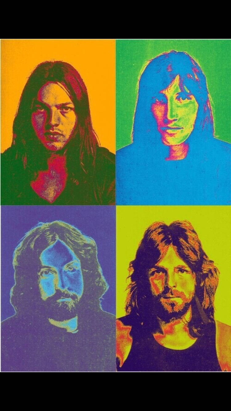 Pink Floyd, 4K, retro psychedelic art, HD Phone Wallpaper