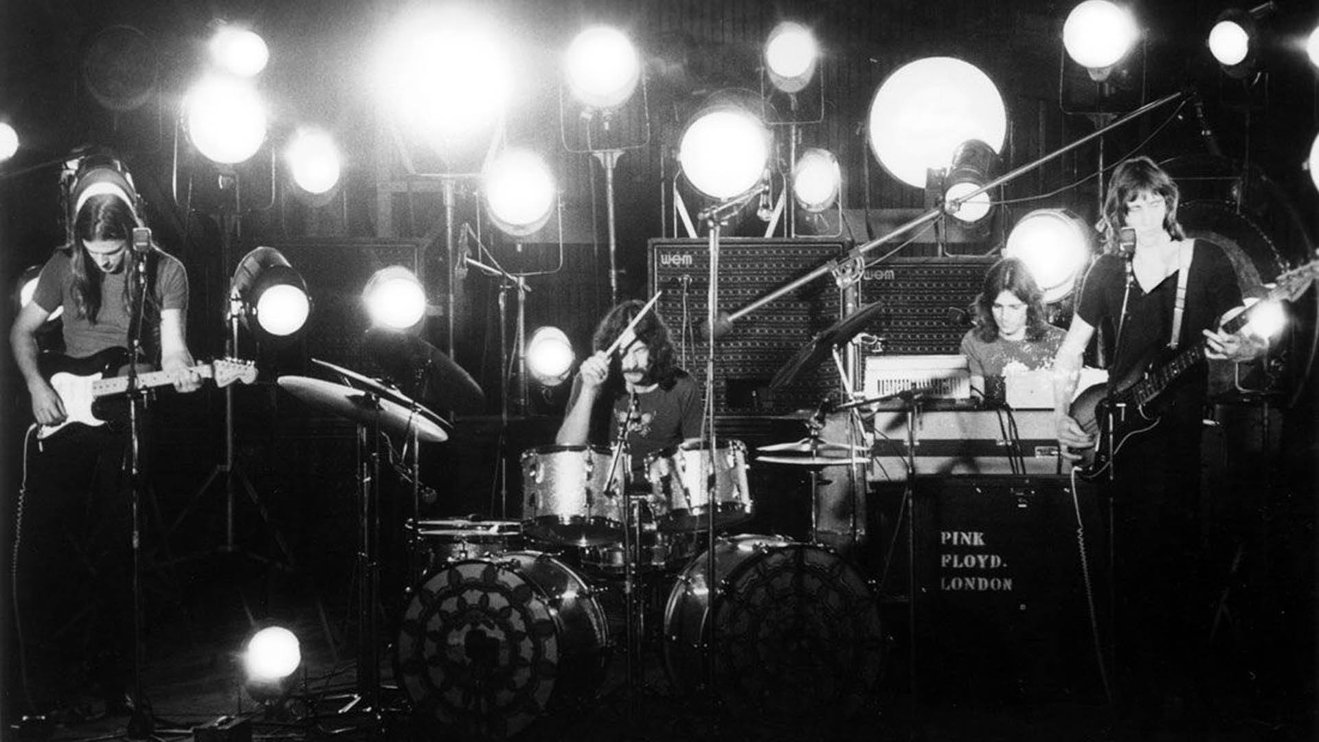 Pink Floyd, 4K, black and white, Full HD Desktop Wallpaper