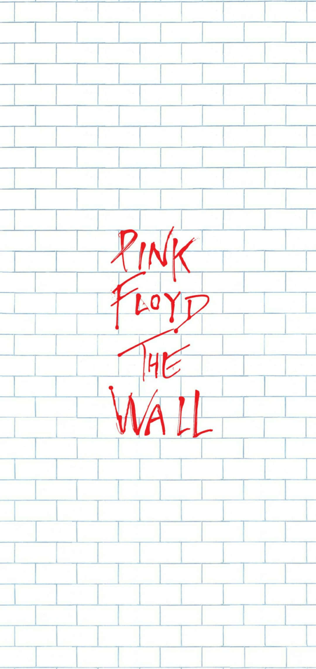 Pink Floyd The Wall, Red, handwritten text, Full HD Phone Wallpaper