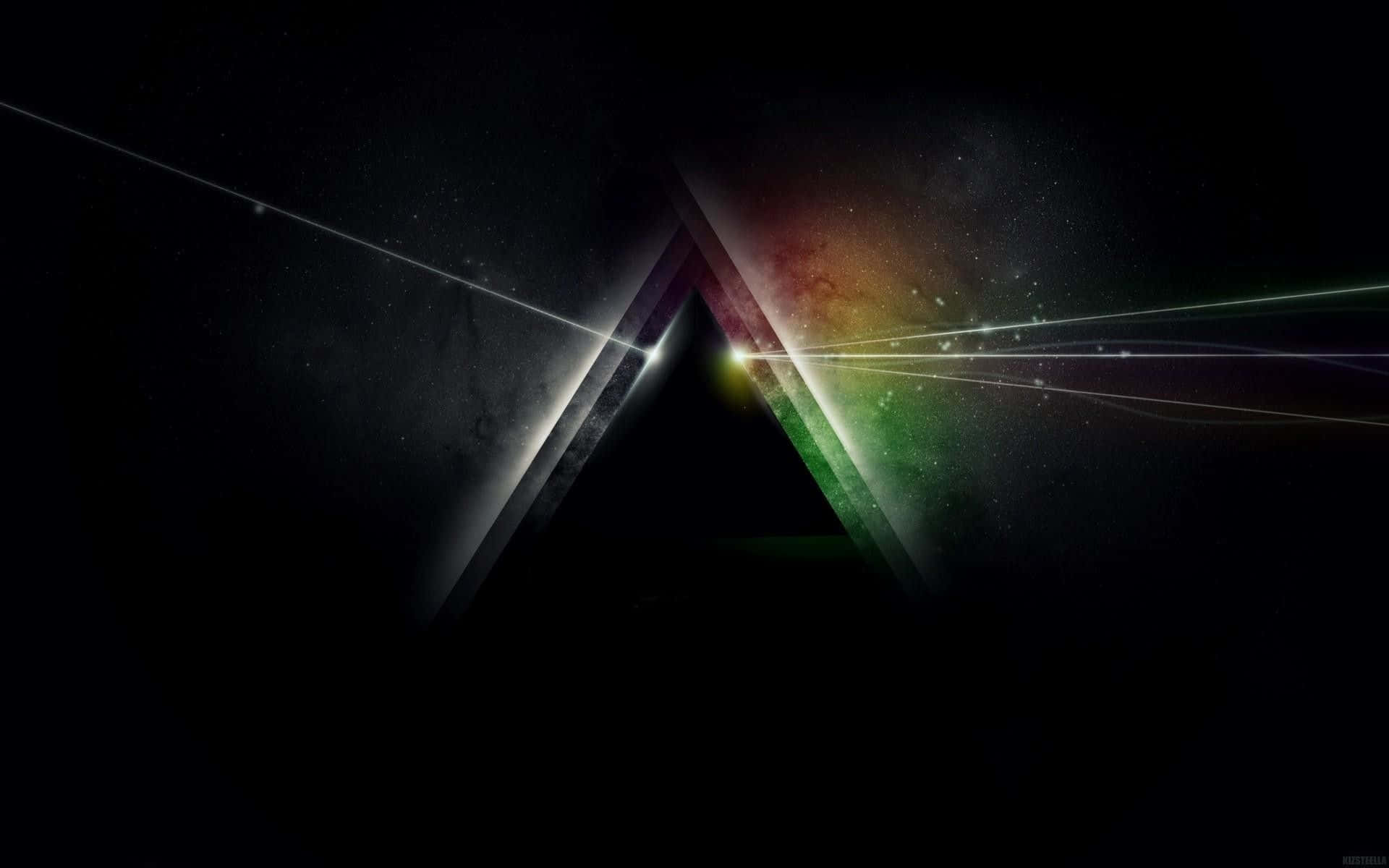 Pink Floyd The Wall, triangular prism, rainbow spectrum, Full HD Desktop Wallpaper