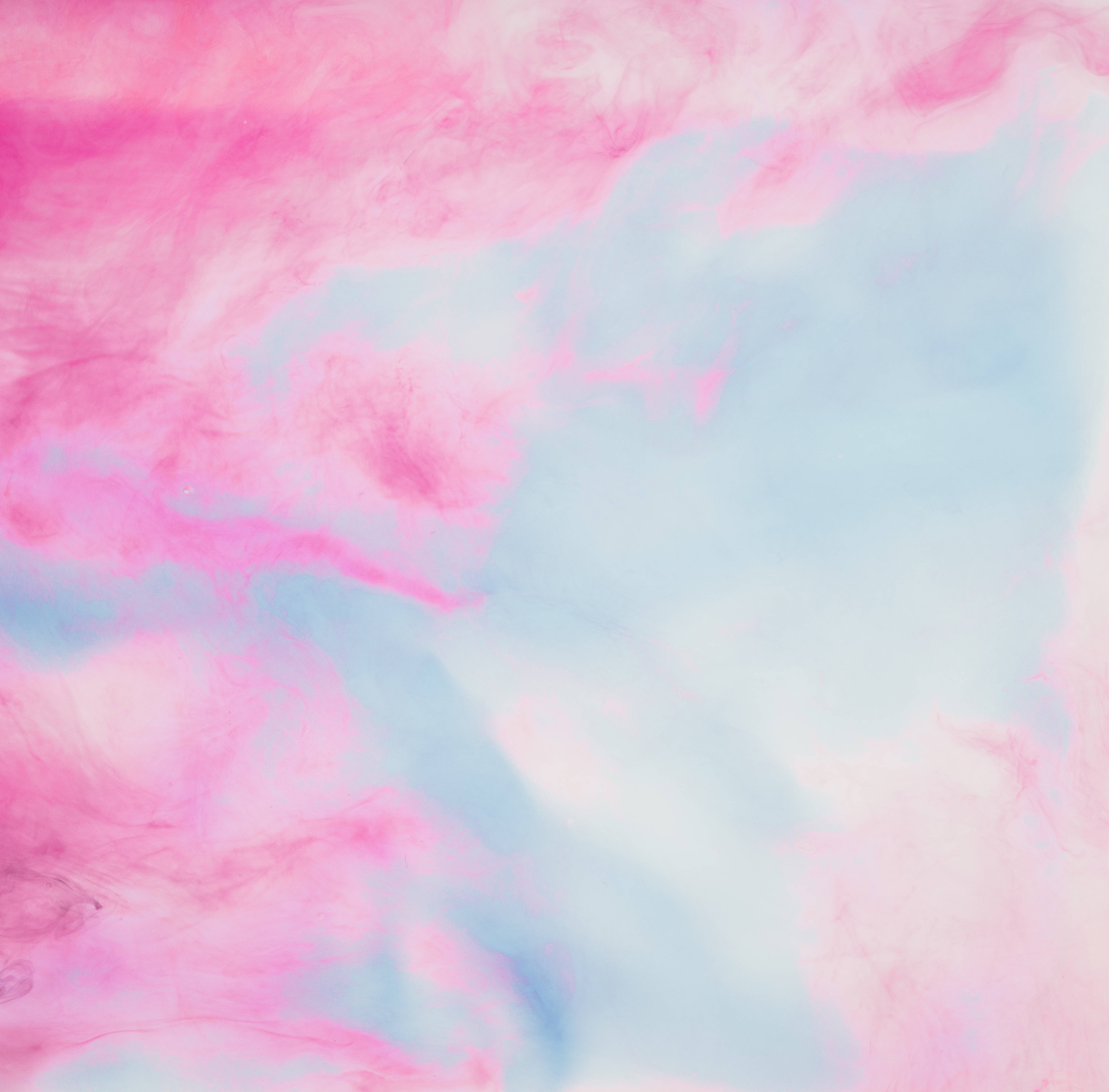 pink landscape, soft pink, blue ink, 4K Desktop Wallpaper