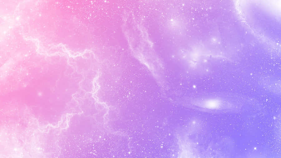 pink and purple galaxy, pastel pink, purple nebulae, SD Desktop Wallpaper