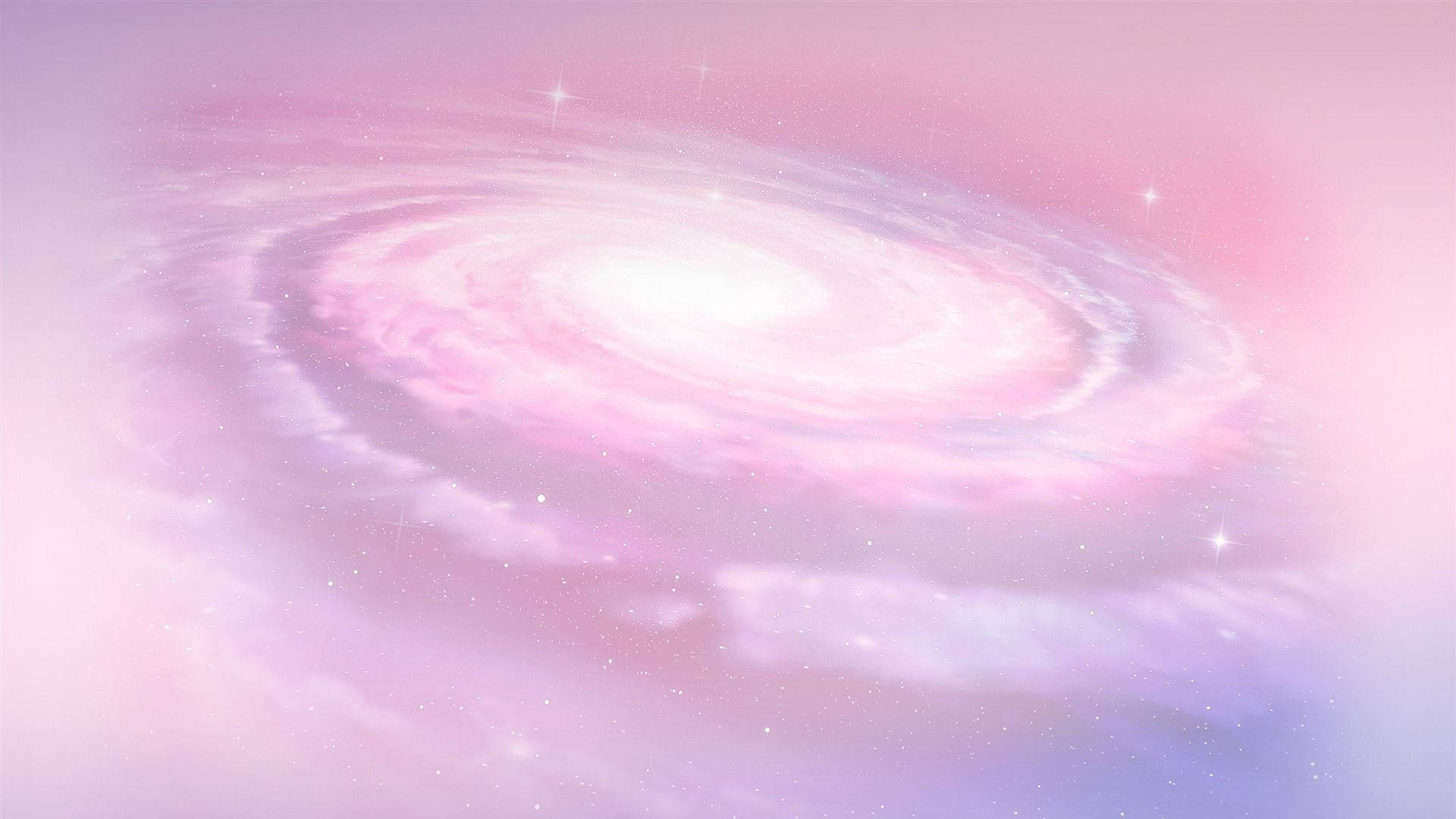 Pink Aesthetic, cute galaxy, soft pink, Full HD Desktop Wallpaper
