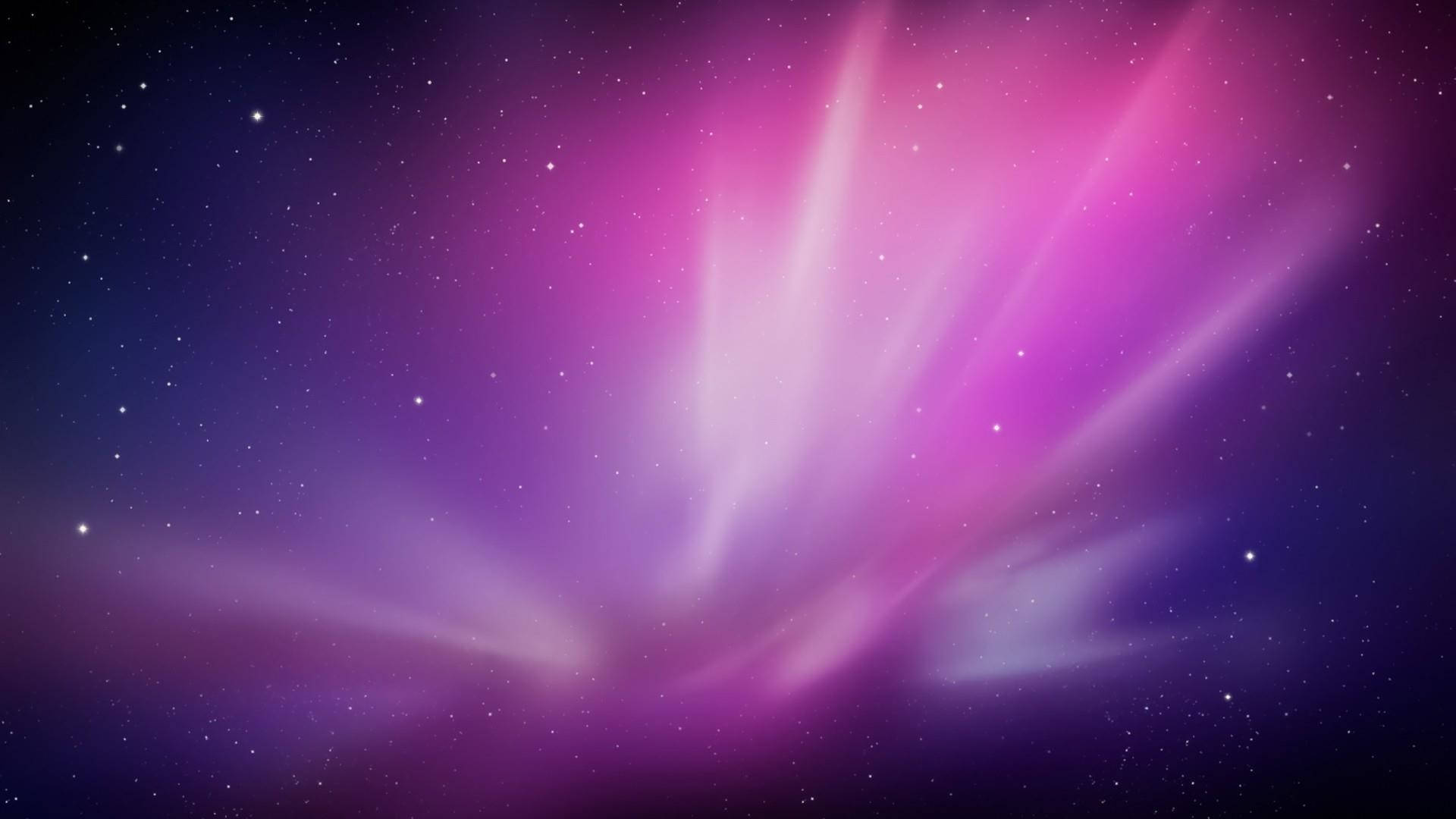 Purple Galaxy, Pink Streaks, Vibrant pink, Full HD Desktop Wallpaper