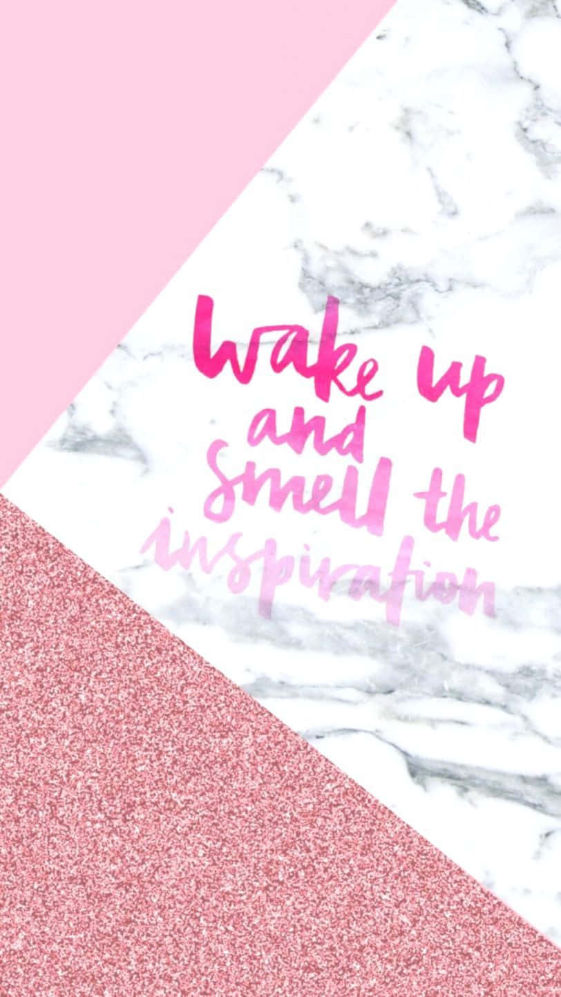 Pink Girly, pink glitter, marble diagonal split, HD Phone Wallpaper