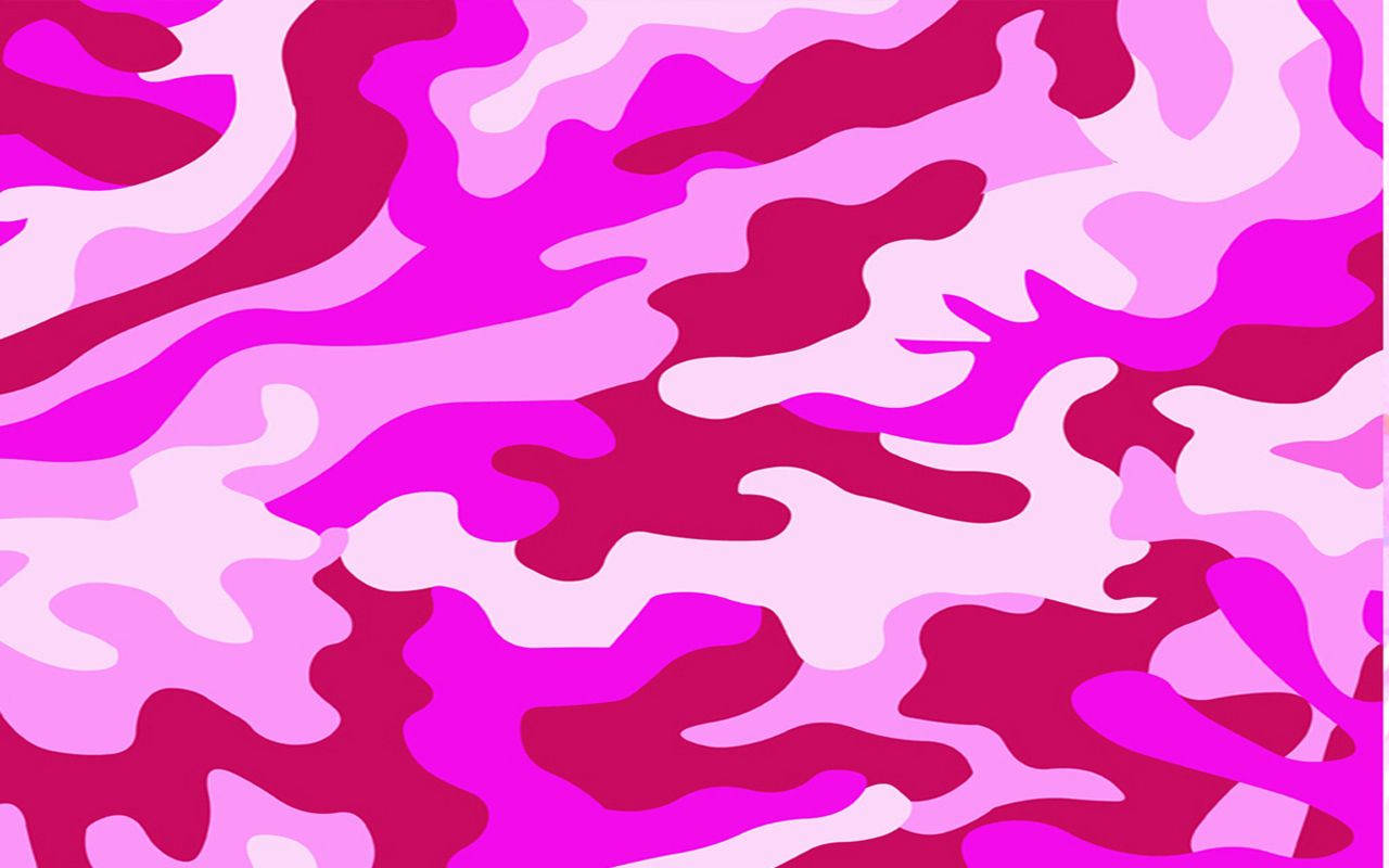 Camo Pink Girly, vibrant pink, magenta, HD Desktop Wallpaper