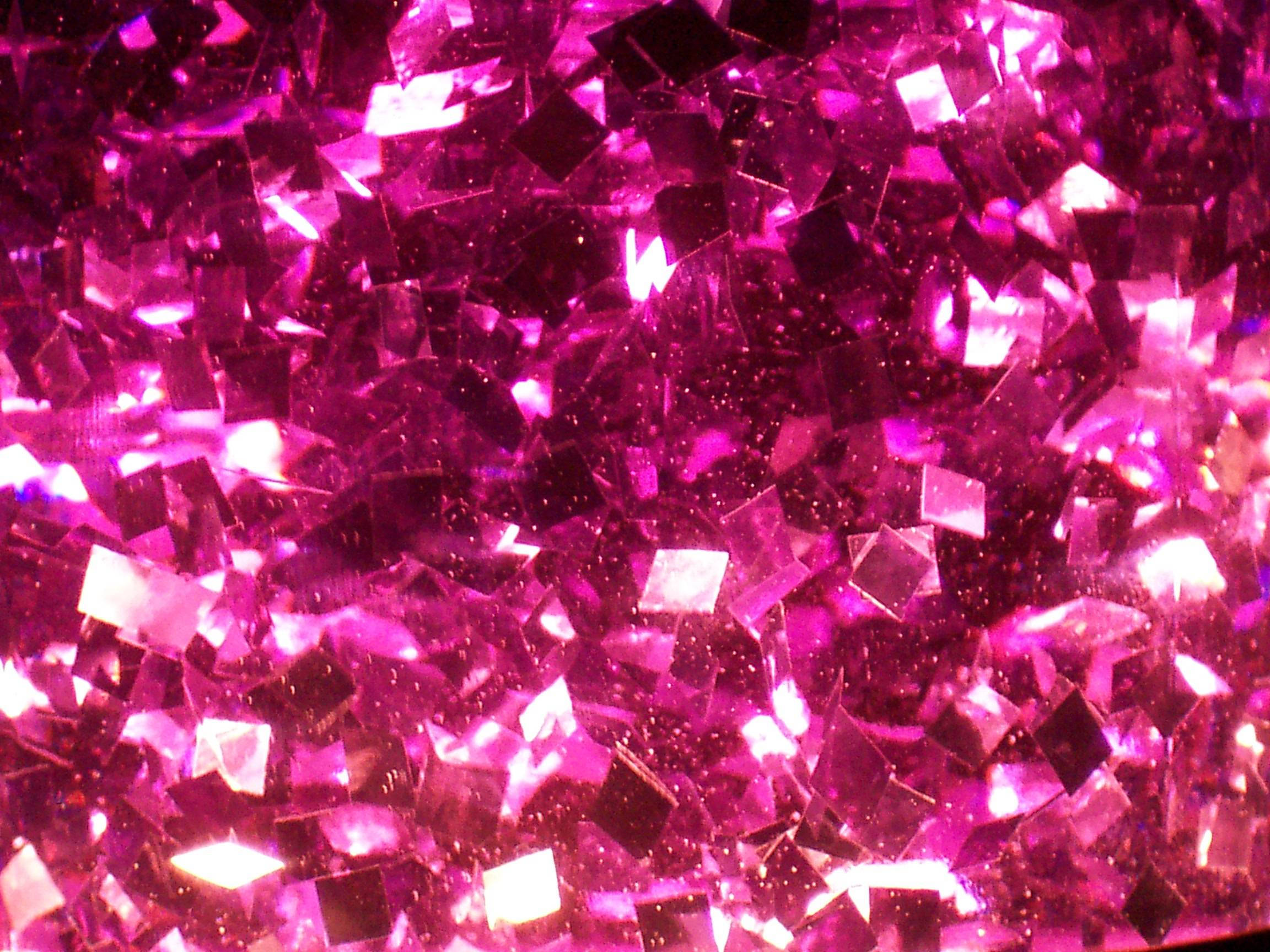 Pink Glitter, magenta glitter, sharp reflective facets, Full HD Desktop Wallpaper