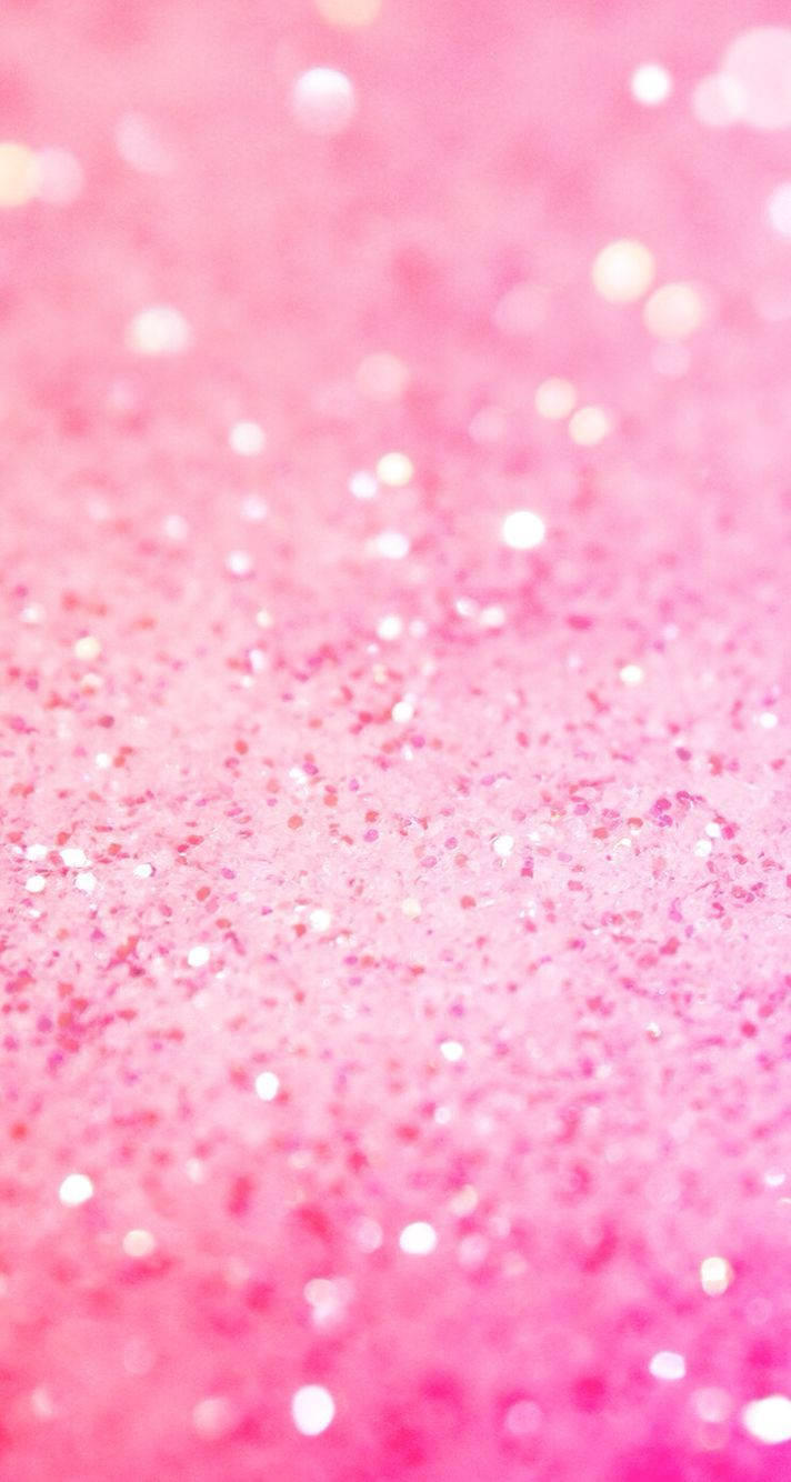 Pink Glitter, soft pink glitter, sparkling bokeh lights, HD Phone Wallpaper