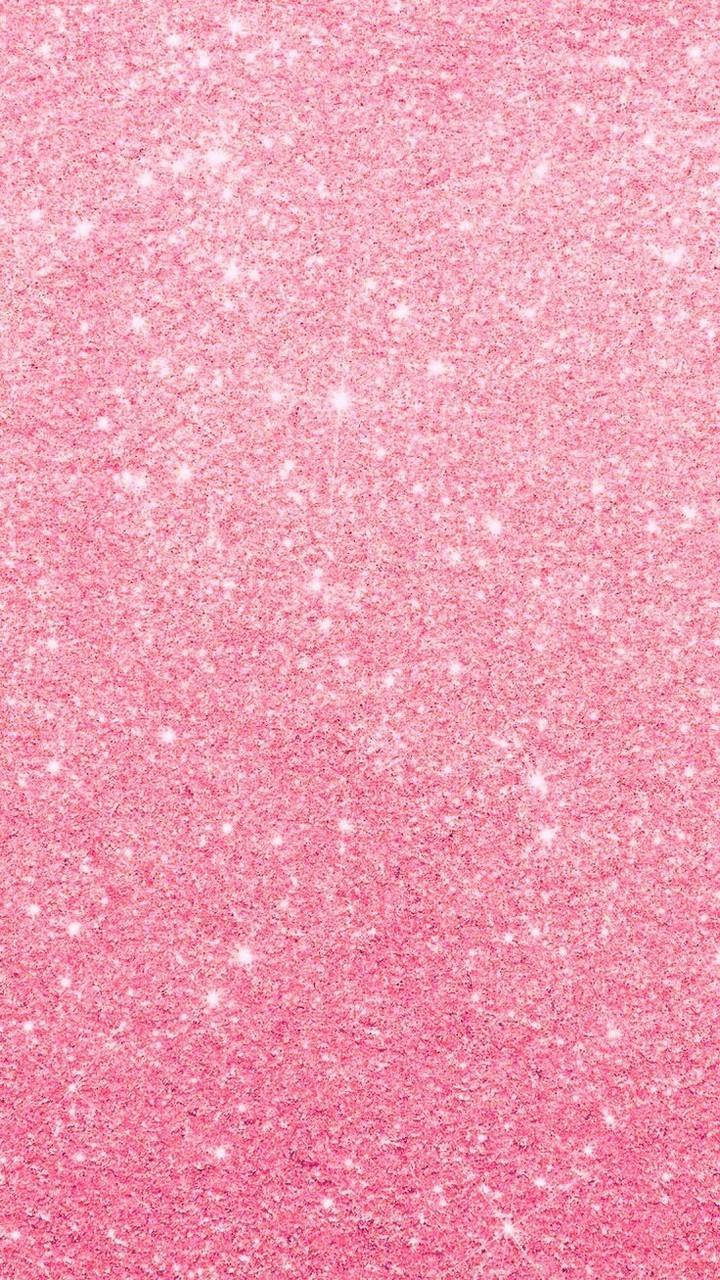 Pink Glitters And Sparkles, sparkling pink glitter texture, scattered white sparkles, HD Phone Wallpaper