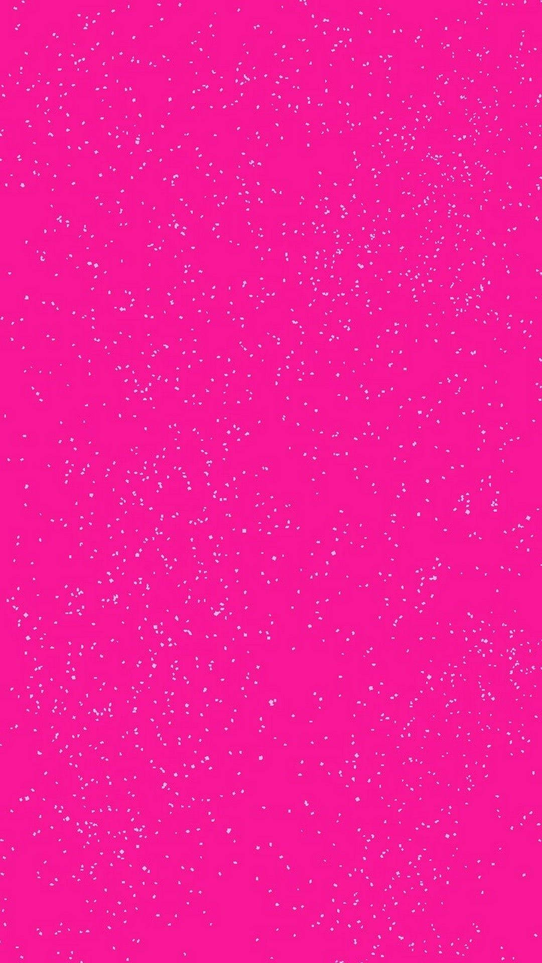 pink glitter, white dots, vibrant pink background, Full HD Phone Wallpaper