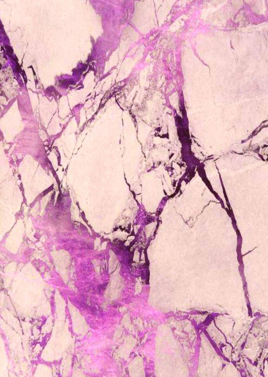 Pink Gold Marble, vivid purple veins, soft pink marble, SD Phone Wallpaper