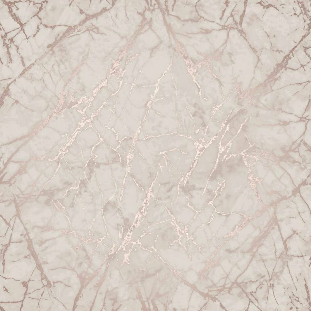 Pink Gold Marble, rose gold veining, soft gray base, SD Desktop Wallpaper