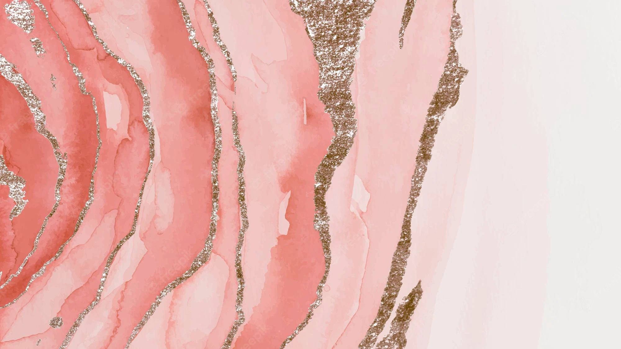 gold, pink, white, Full HD Desktop Wallpaper