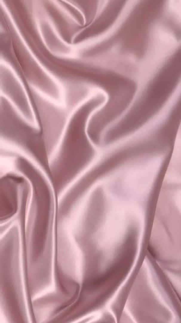 pink satin fabric, smooth texture, gentle folds, SD Phone Wallpaper