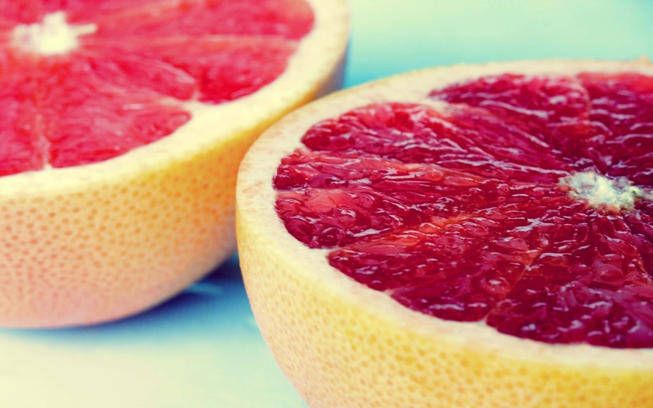 Pink Grapefruit, juicy red grapefruit, vibrant pulp, 2K Desktop Wallpaper