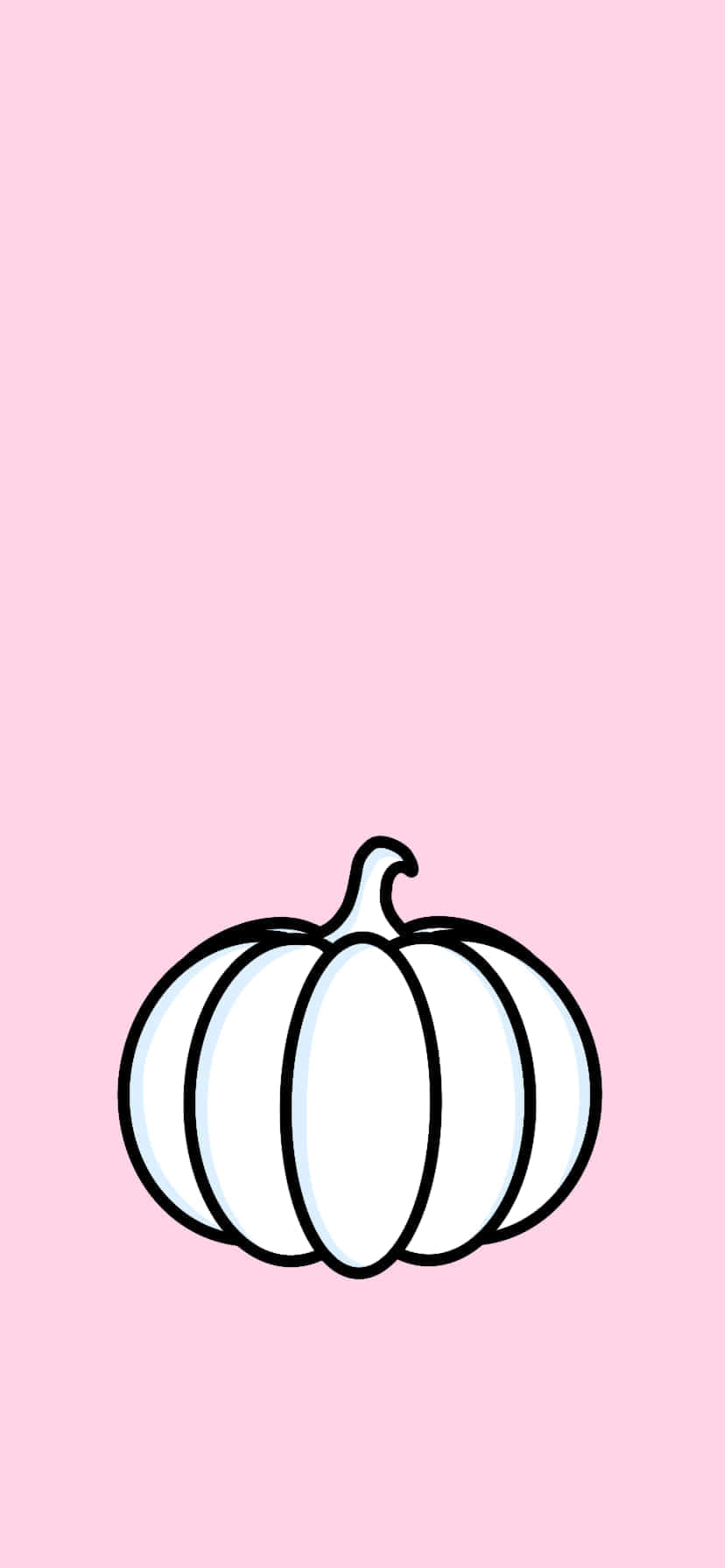 Pink Halloween, pumpkin, white pumpkin, HD Phone Wallpaper