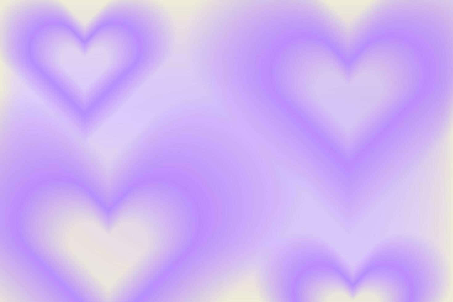 Pink Heart Aura, lavender hearts, dreamy gradient background, HD Desktop Wallpaper