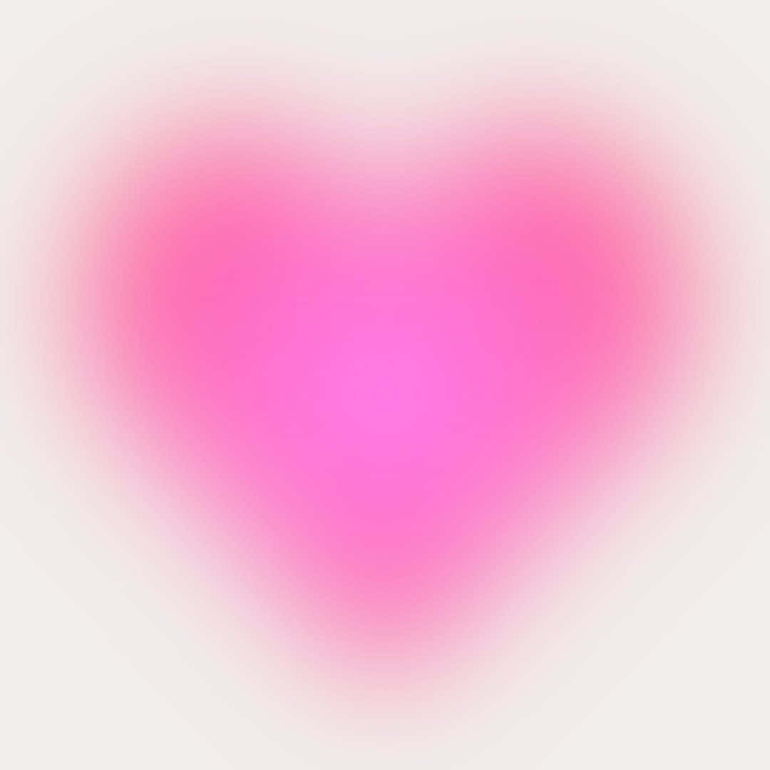 Pink Heart Aura, soft glowing pink heart, pale background, SD Desktop Wallpaper