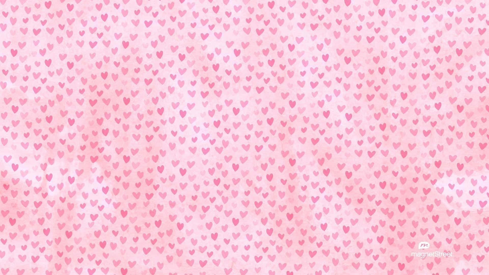 plain pink desktop, plain pink hearts desktop, soft watercolor background, Full HD Desktop Wallpaper