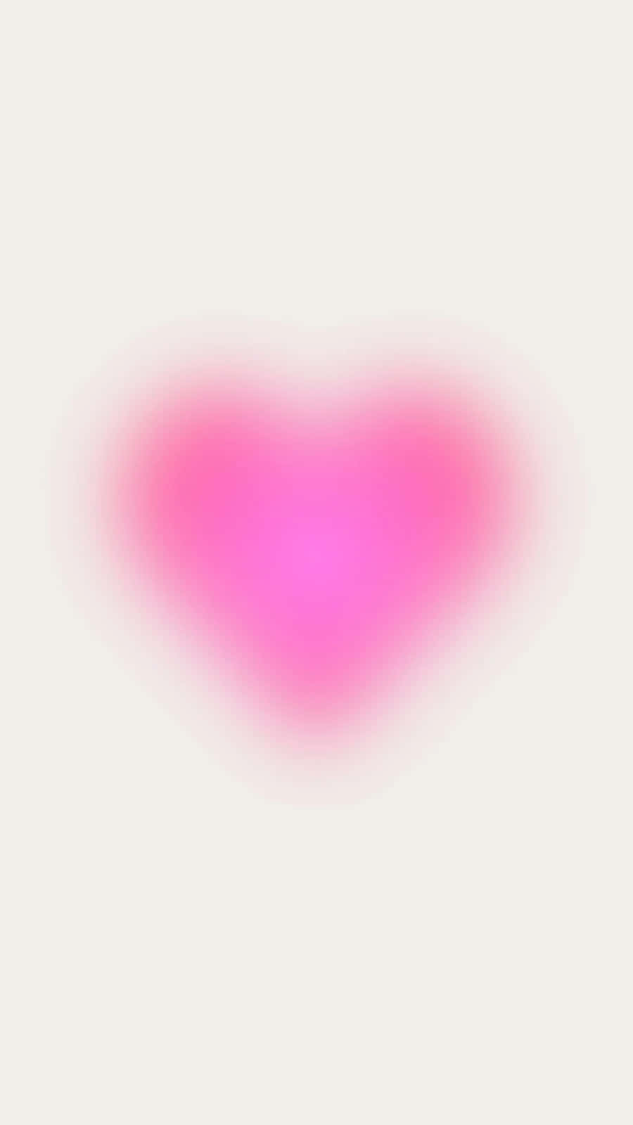 abstract pink heart, glowing pink heart, gradient hues, HD Phone Wallpaper