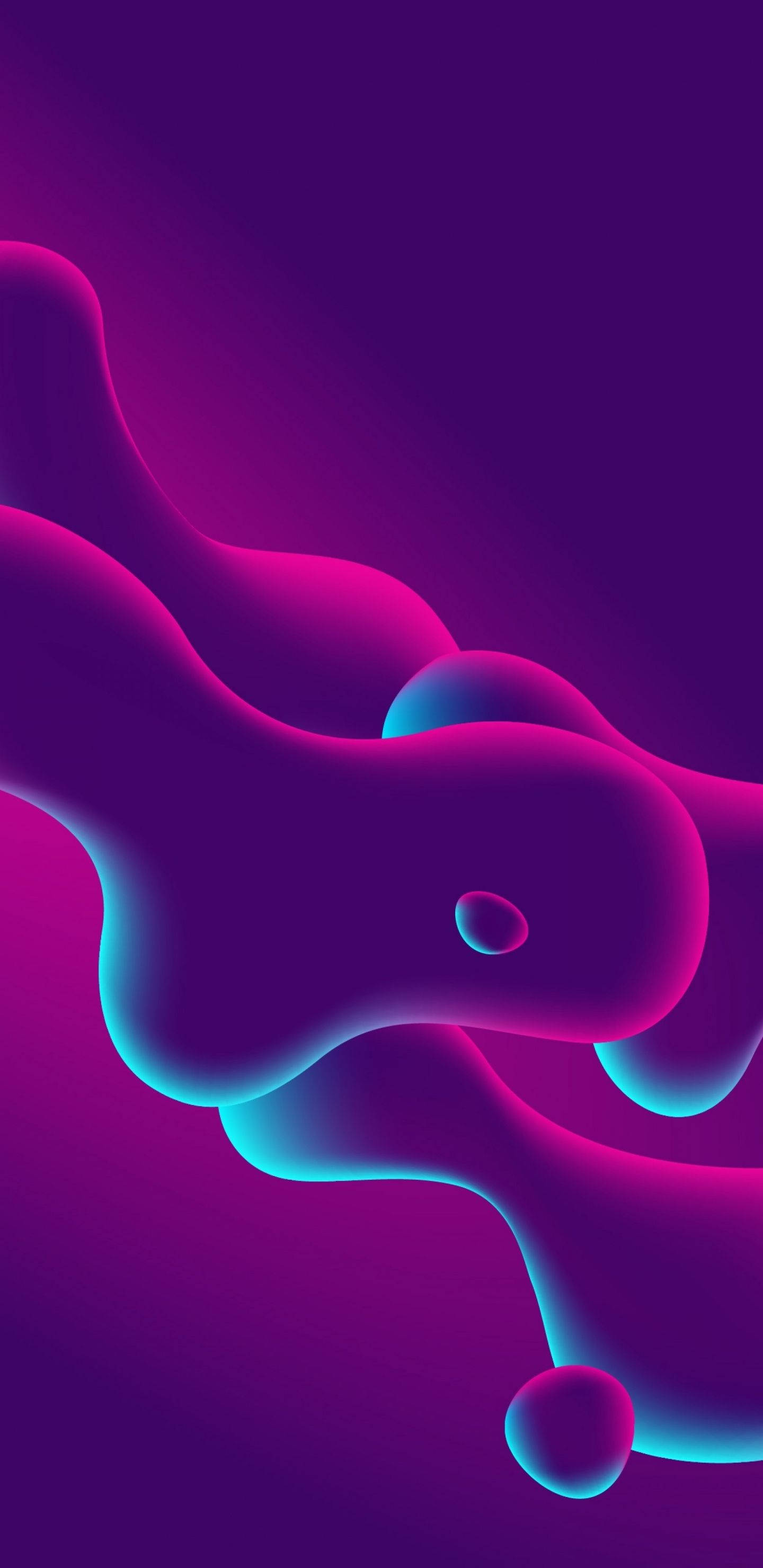 Pink iPhone Xr, neon purple, cyan, 2K Phone Wallpaper