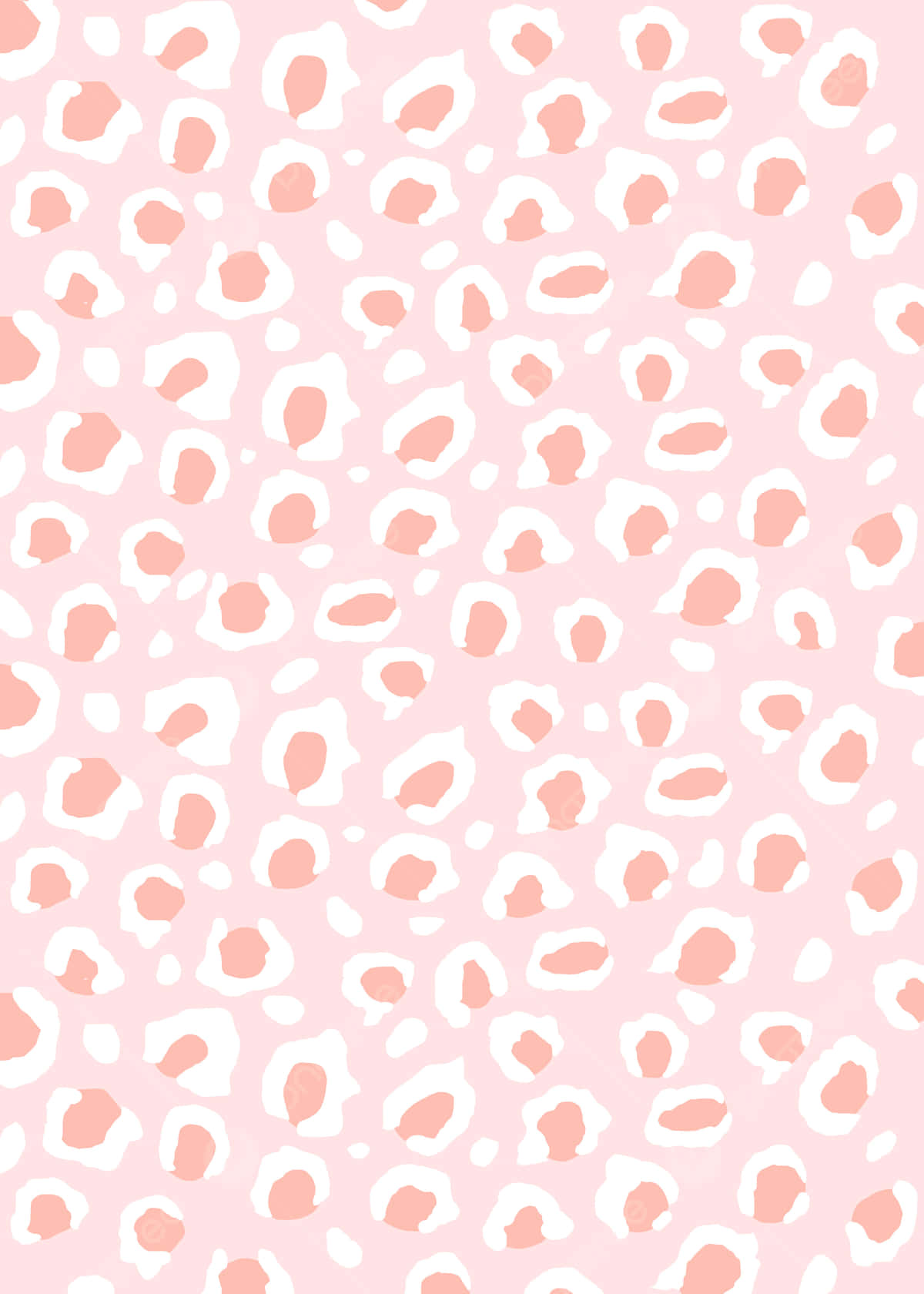 pink leopard print, soft pink background, white leopard spots, HD Phone Wallpaper