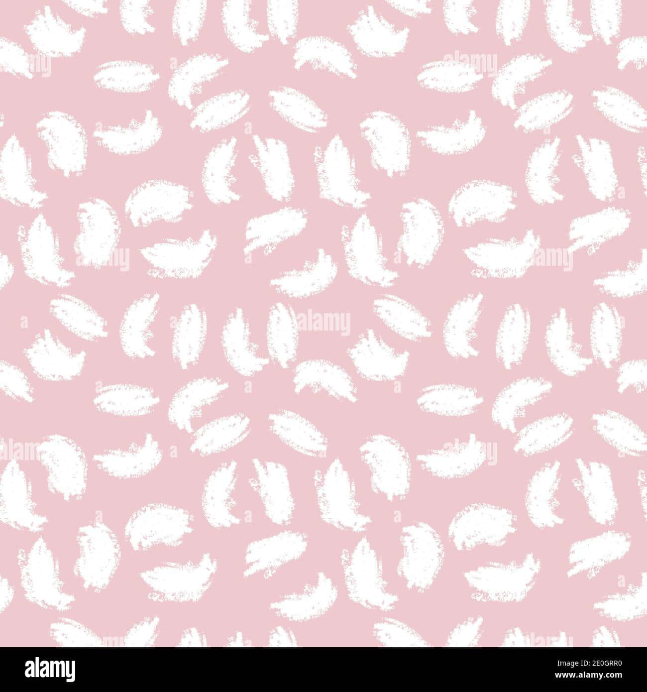 pink leopard print, soft pink background, white brushstroke marks, HD Phone Wallpaper