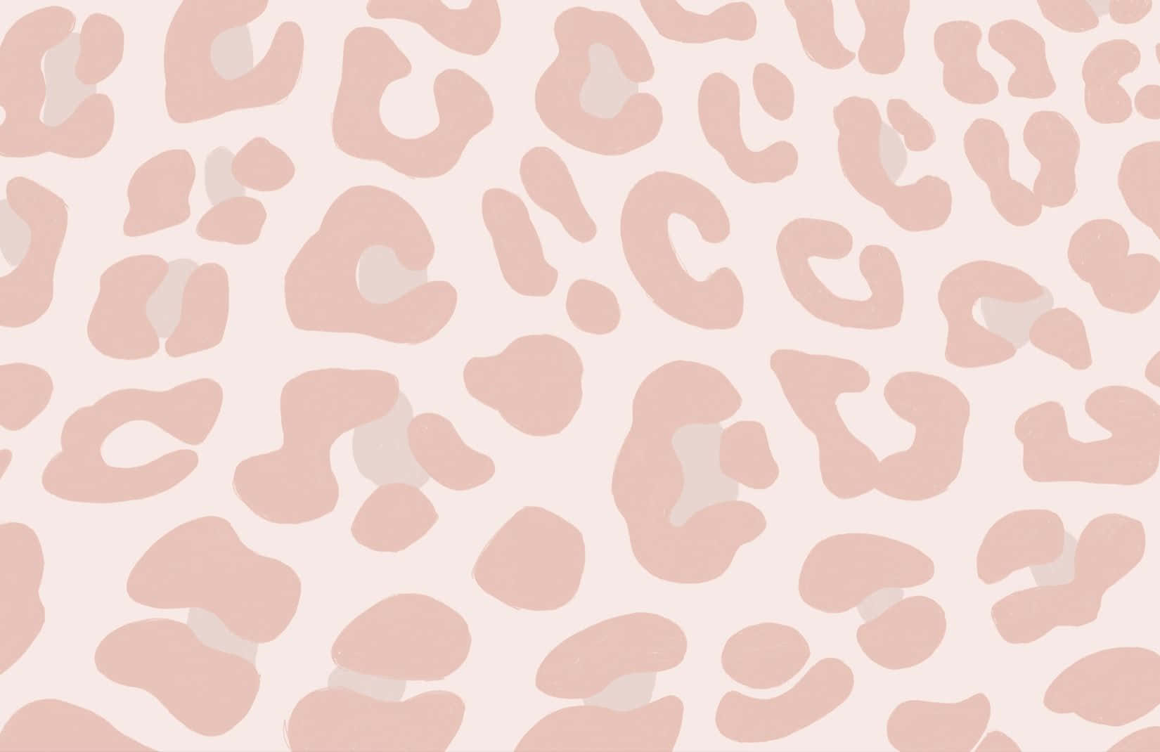 pink leopard print, soft pink, beige, HD Desktop Wallpaper