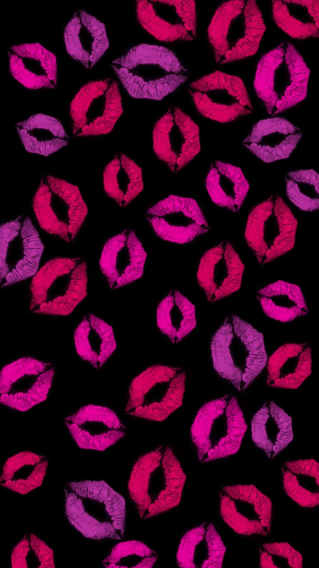 Pink Lips, vibrant pink, magenta, Full HD Phone Wallpaper