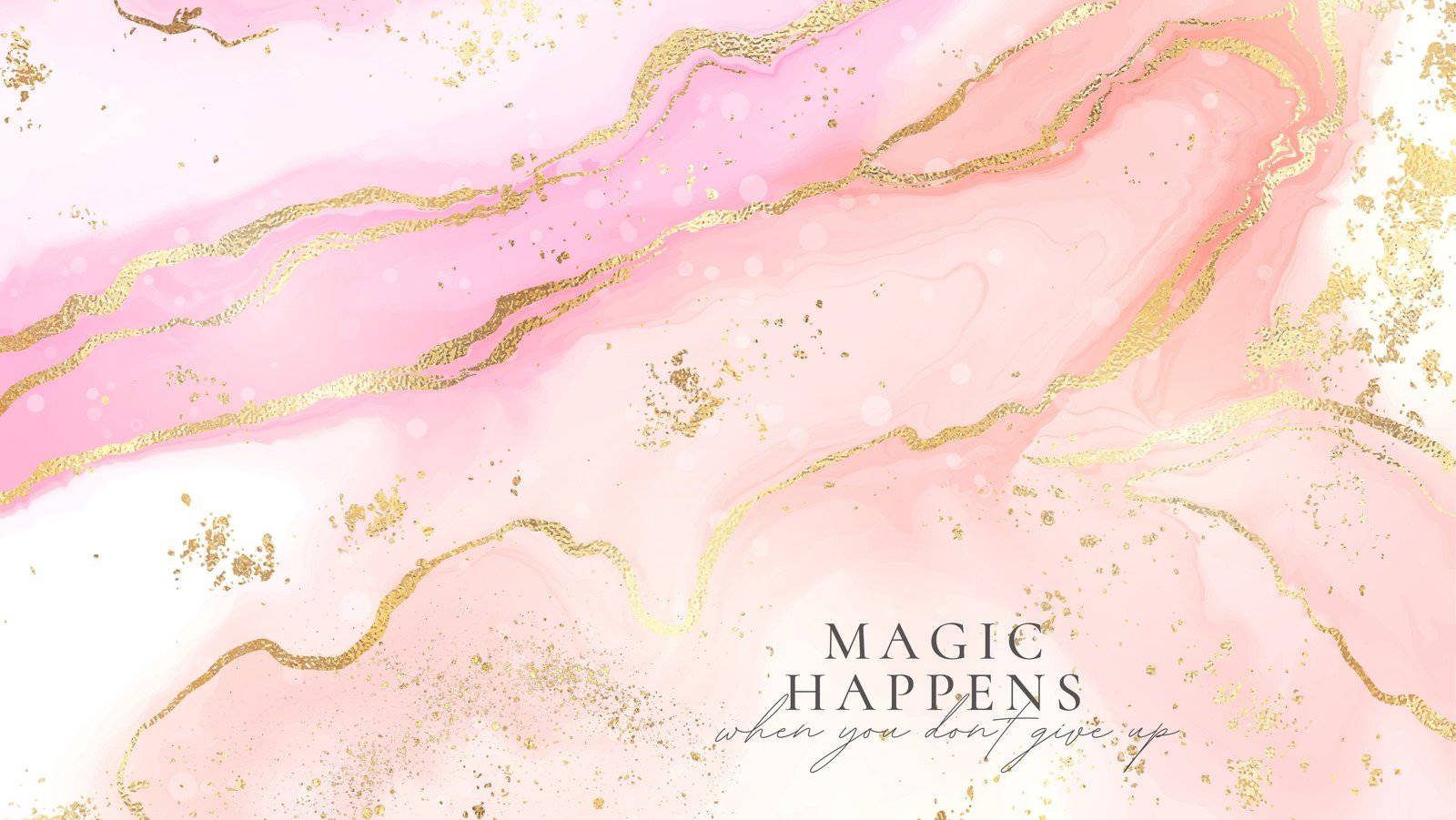 Pink Gold Marble, Soft pink, Gold marble, HD Desktop Wallpaper