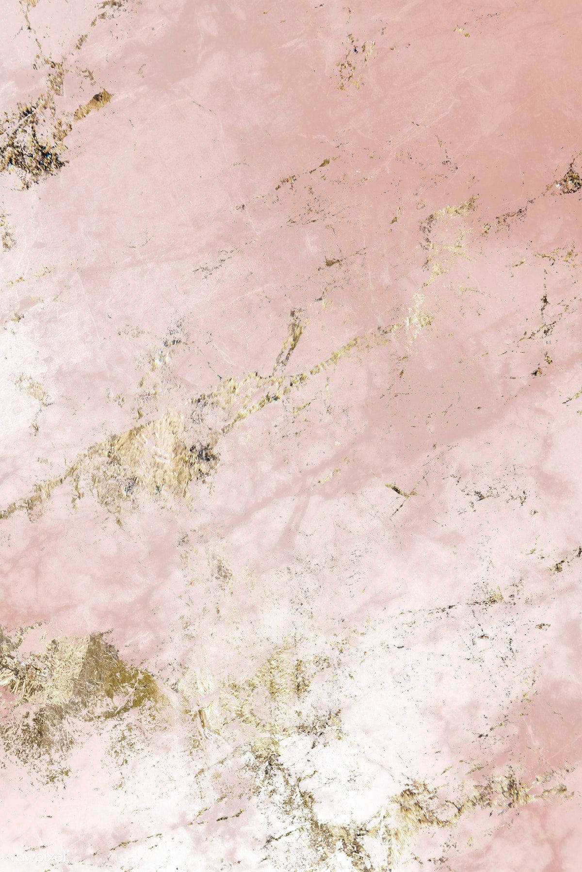 pink marble, gold veins, white swirls, HD Phone Wallpaper