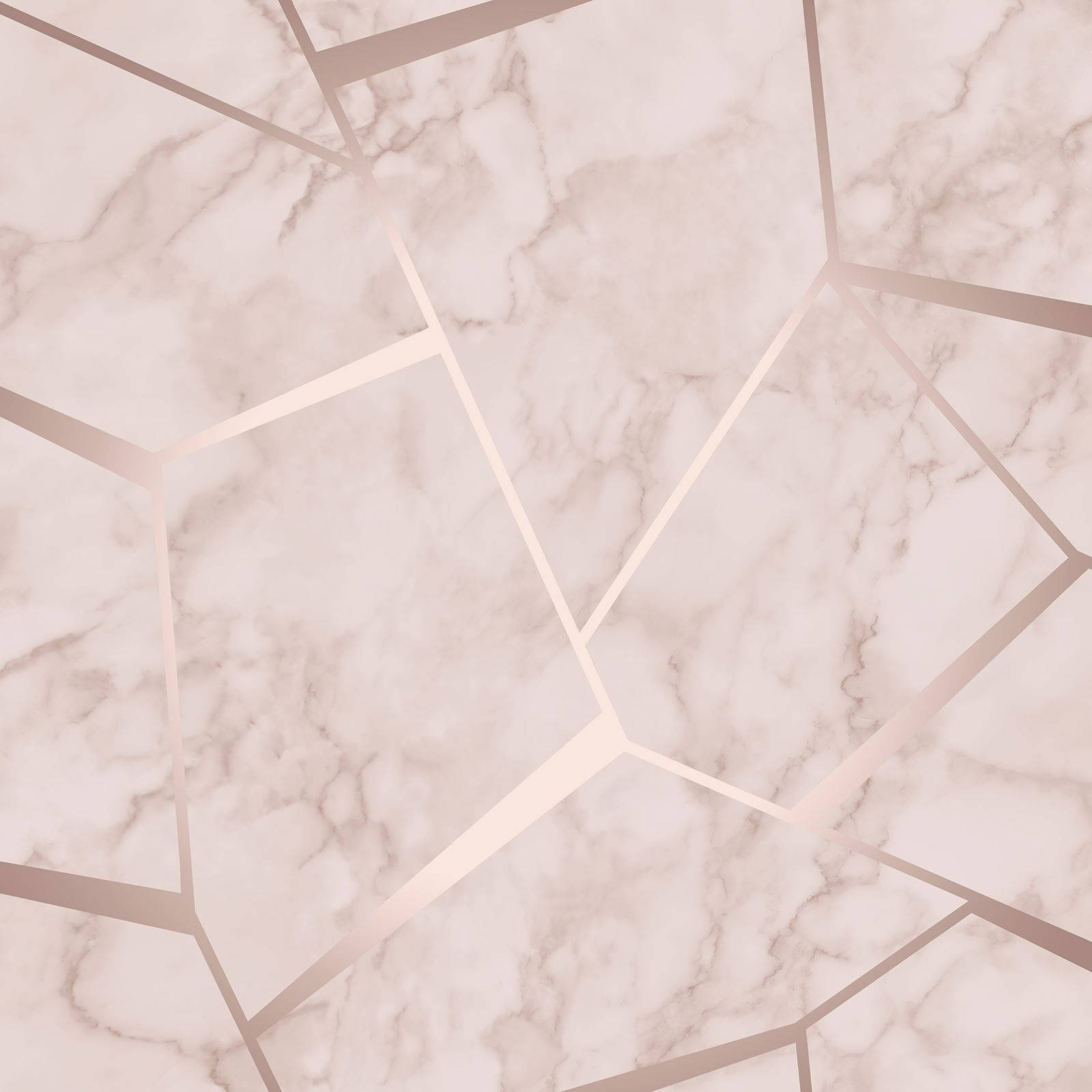 Pink Marble, geometric lines, rose gold, HD Desktop Wallpaper