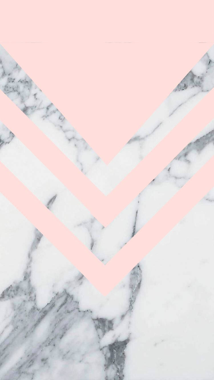 Pink Marble, triangles, chevron stripes, HD Phone Wallpaper