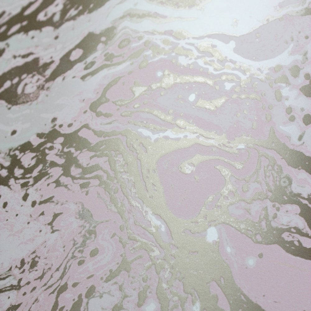 pink gold marble, swirling pink and taupe marbleized paint, glittery gold accents, SD Desktop Wallpaper