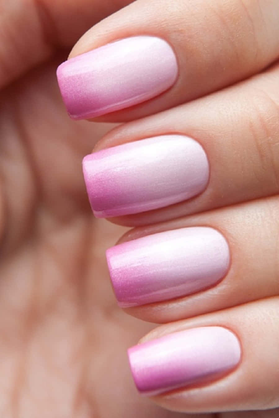 pink nail art, soft pink ombre nails, smooth gradient finish, HD Phone Wallpaper