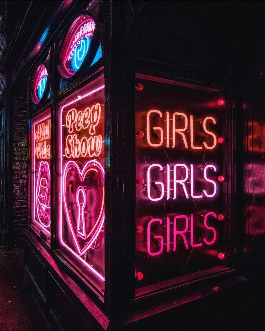 pink neon, red neon, neon signs, HD Phone Wallpaper