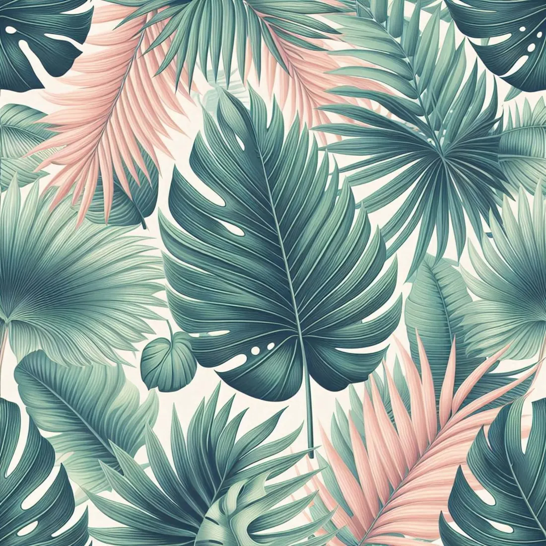 Pink Palm Puff Wallpapers