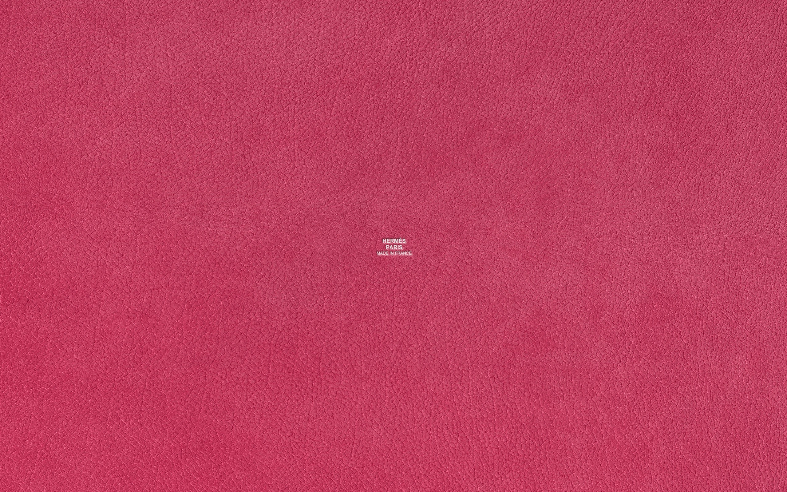 bright pink textured hermes leather, vibrant pink textured leather, subtle grain, 2K Desktop Wallpaper