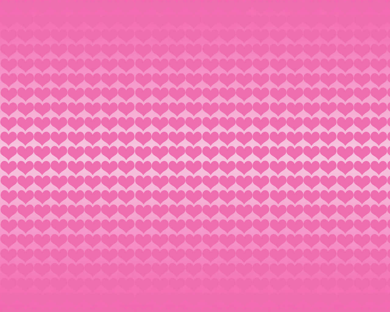 Pink Pattern, gradient pink, repeating heart shapes, HD Desktop Wallpaper