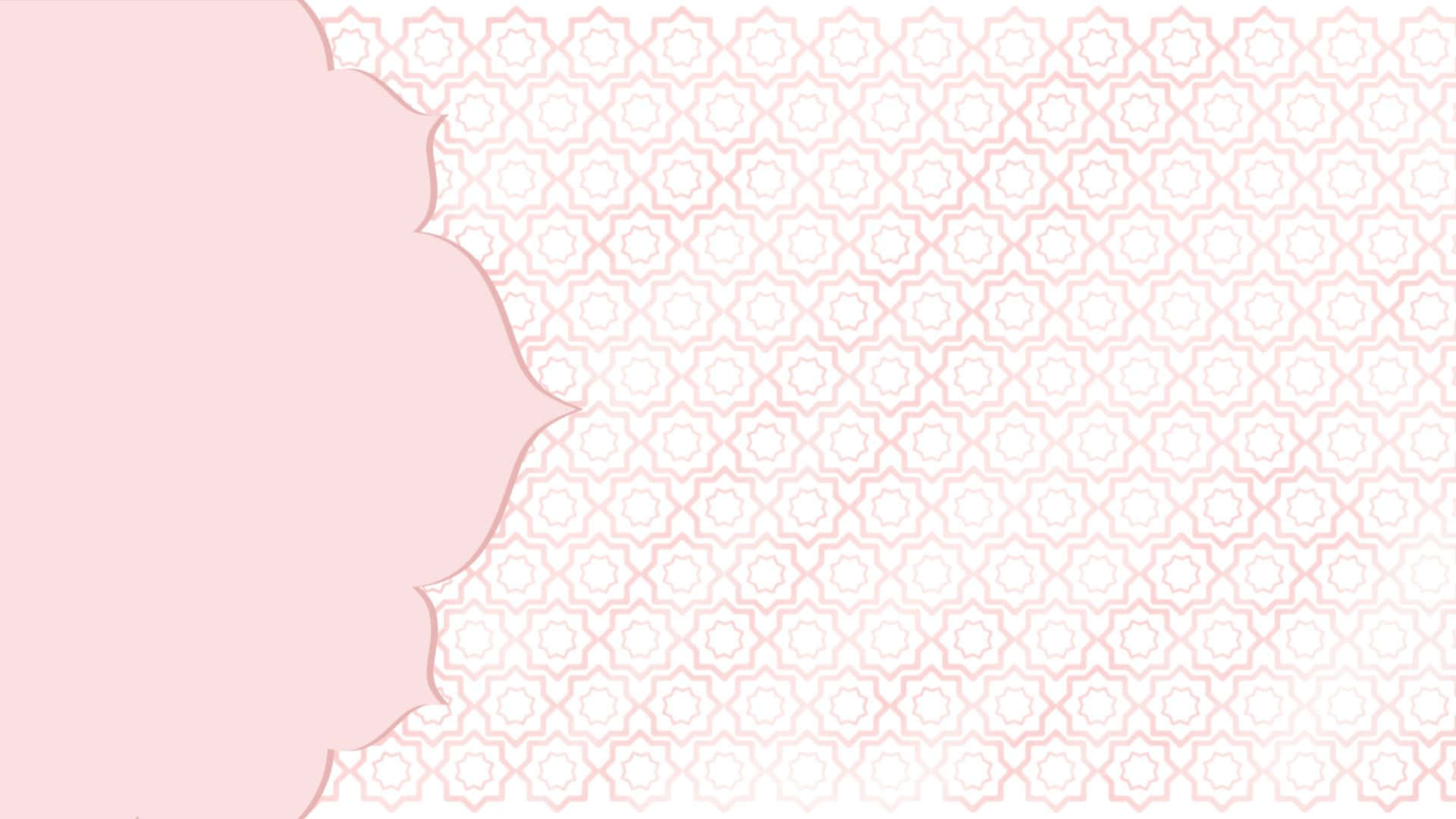 Pink Pattern, soft pink, scalloped border, Full HD Desktop Wallpaper