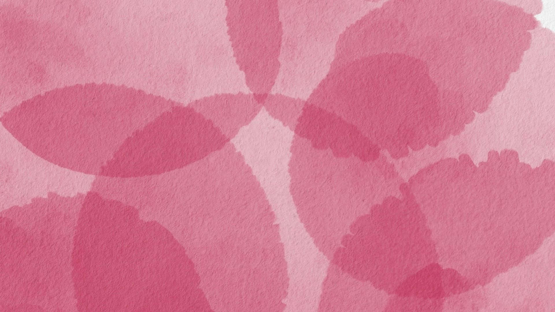 Pink Pattern, soft pink, watercolor petals, Full HD Desktop Wallpaper
