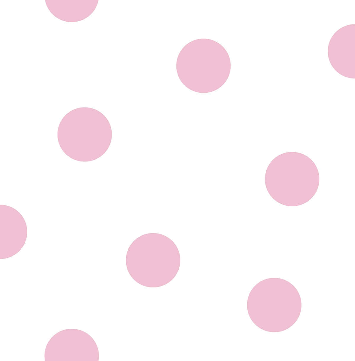 pink polka dots, white background, playful repeating pattern, SD Phone Wallpaper
