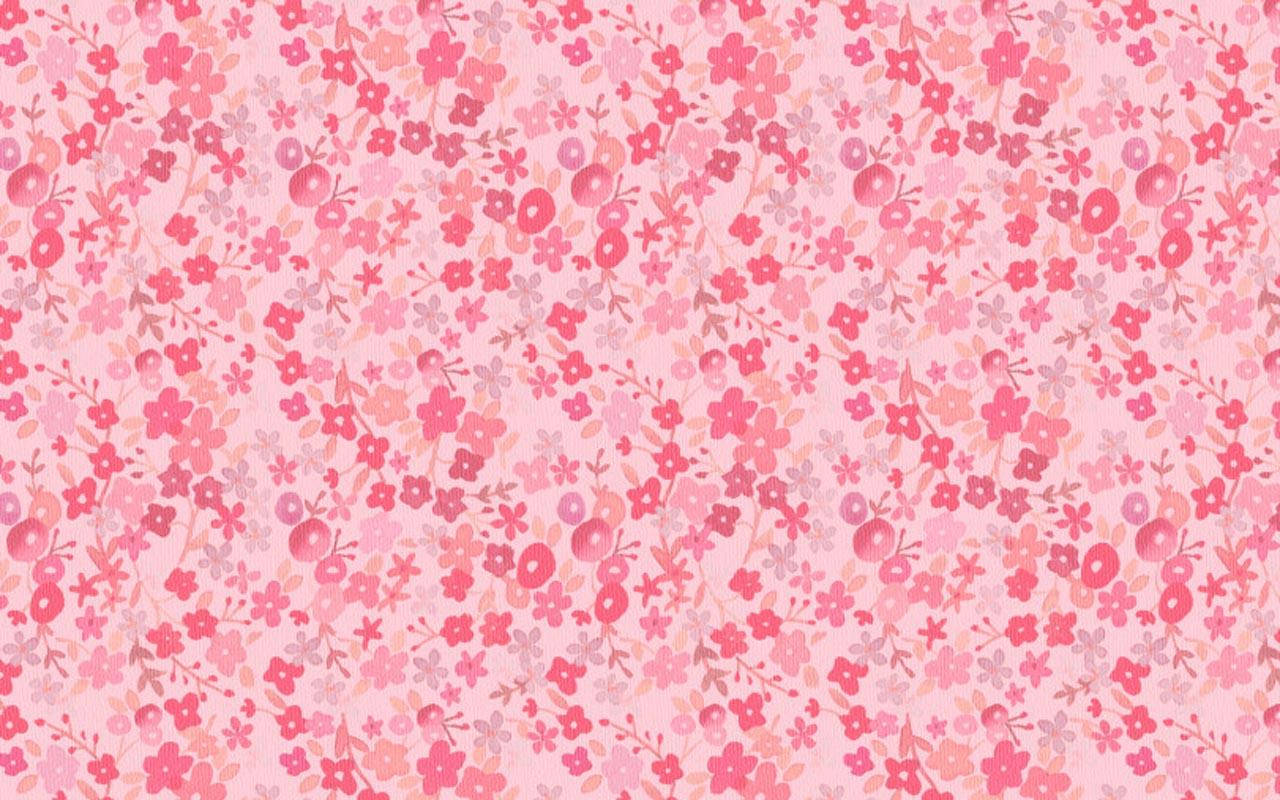Pretty Pink Preppy Flowers, soft pink, tiny flowers, HD Desktop Wallpaper