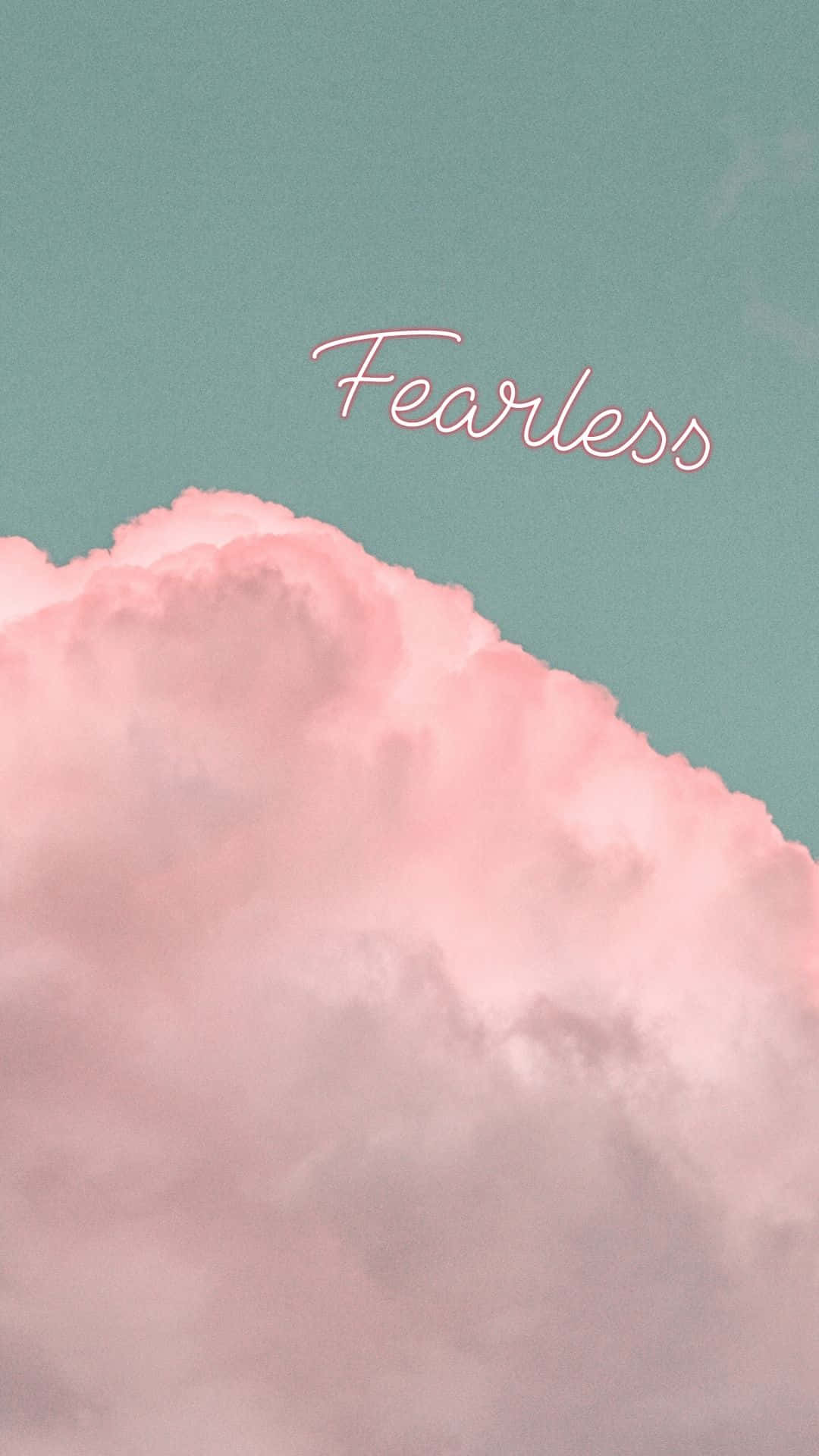pink font, dark blue background, soft pink cloud, Full HD Phone Wallpaper