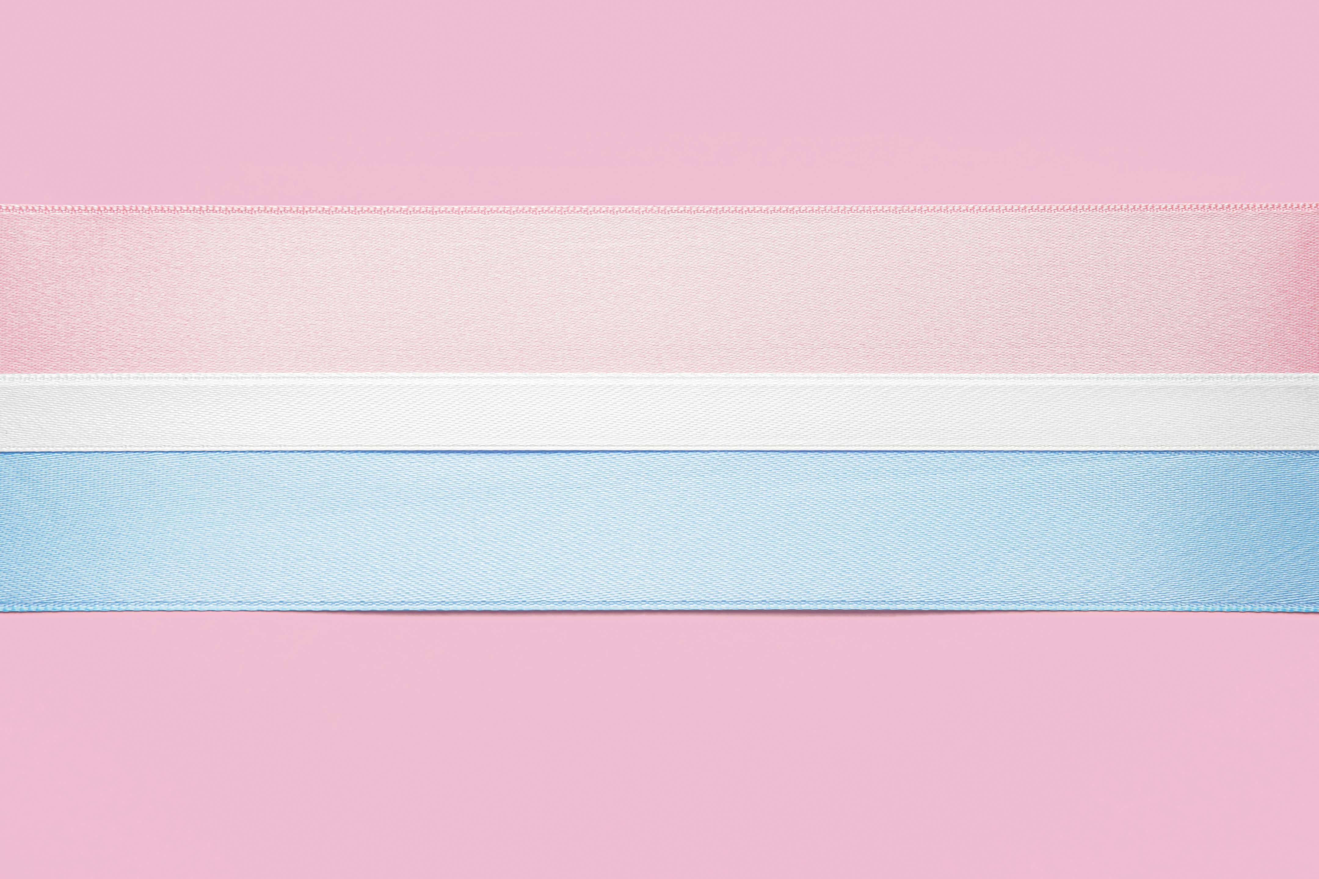 pastel ribbon textureson, pink background, satin ribbons, 4K Desktop Wallpaper