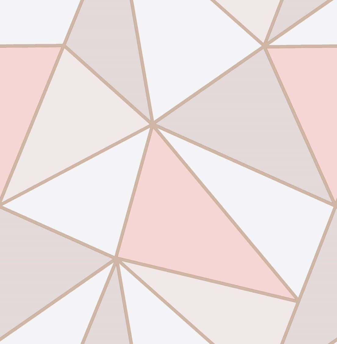 Pink Rose Gold, geometric pattern, soft pink beige, SD Phone Wallpaper