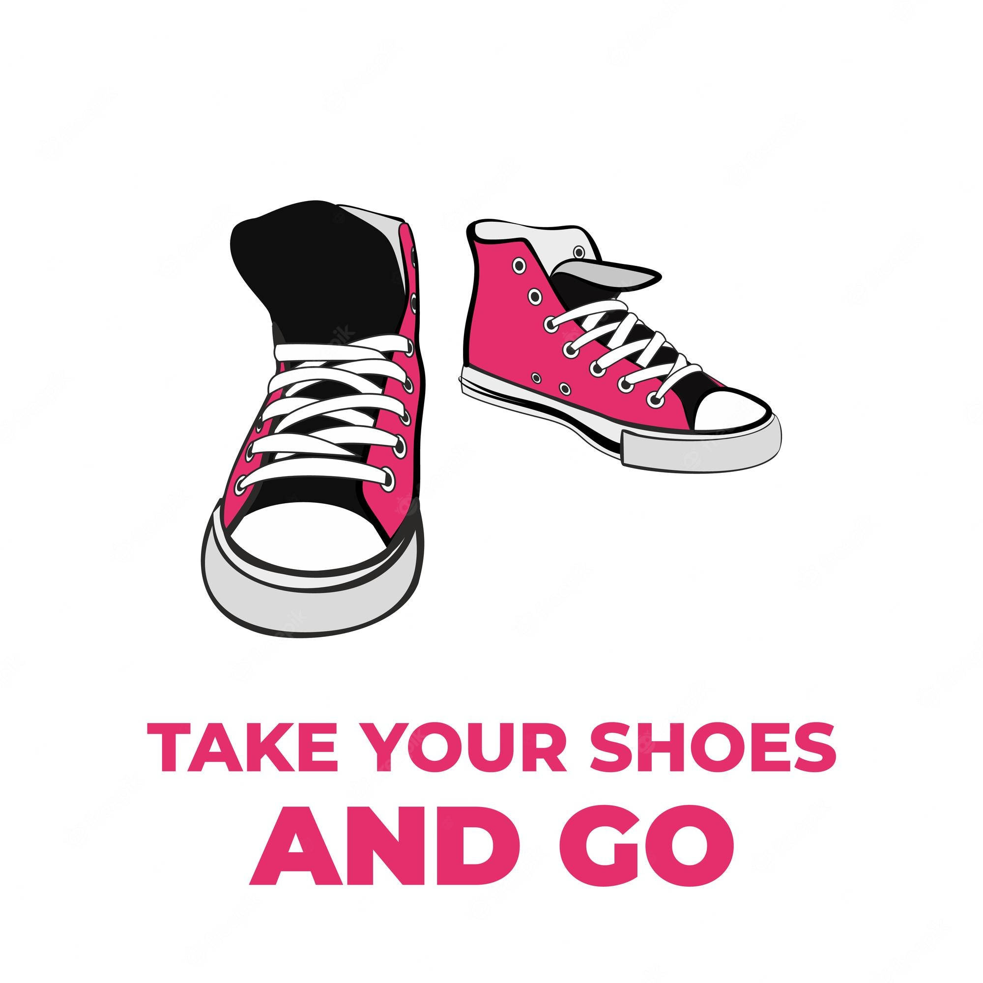 cartoon sneaker, pink high cut cartoon sneakers, pink and black high-top sneakers, Full HD Desktop Wallpaper