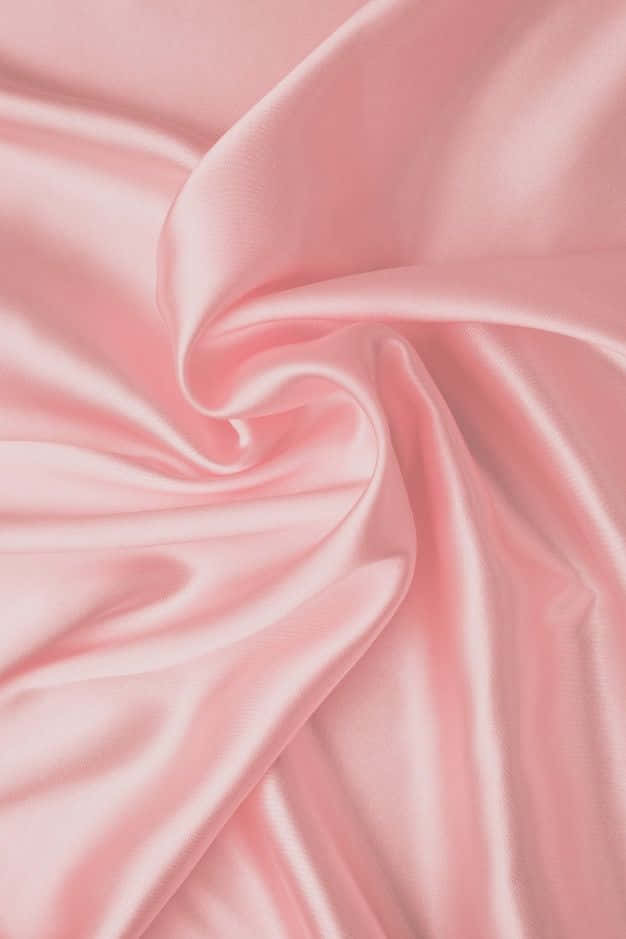 Pink Silk Aesthetic, soft pink satin fabric, gentle folds, SD Phone Wallpaper