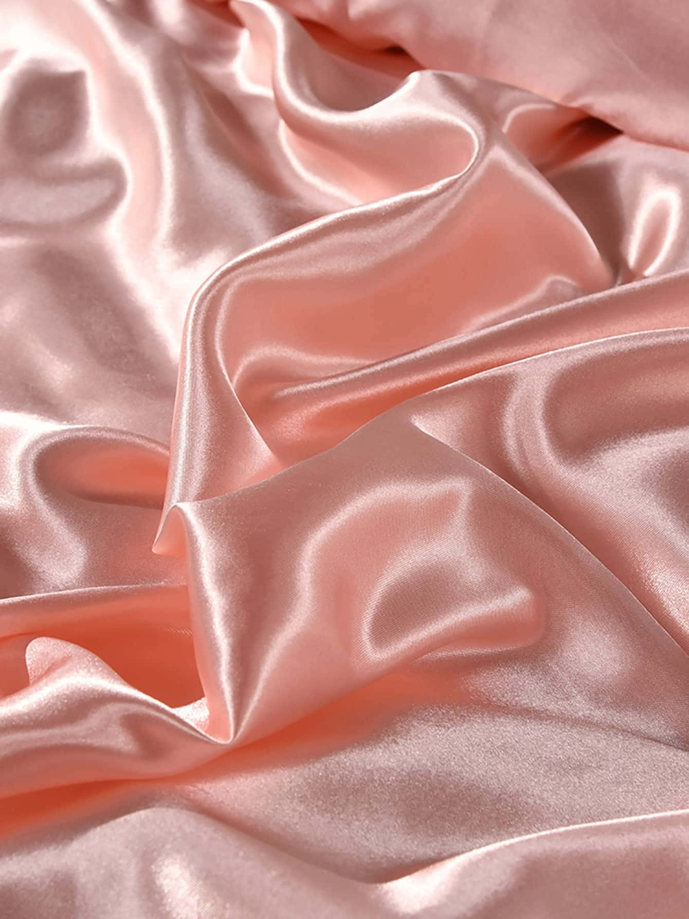pink silk aesthetic, soft pink satin fabric, gentle folds, HD Phone Wallpaper