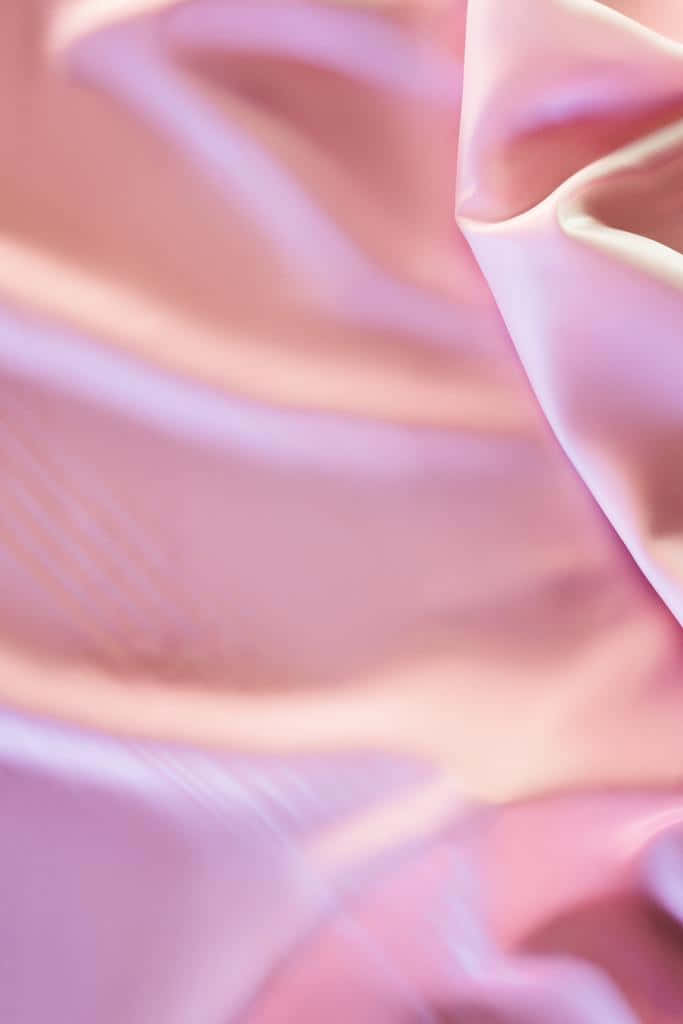 Pink Silk Aesthetic, soft pink satin fabric, gentle folds, SD Phone Wallpaper